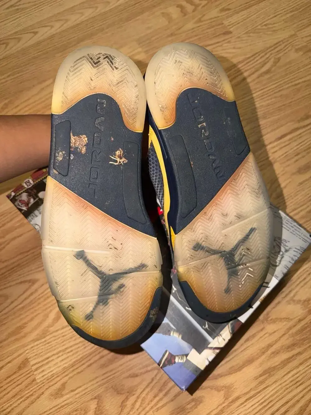 Air Jordan 5 Retro Michigan (2019) CQ9541-704‼️SHIP FAST‼️SZ 12M REPLACEMENT BOX